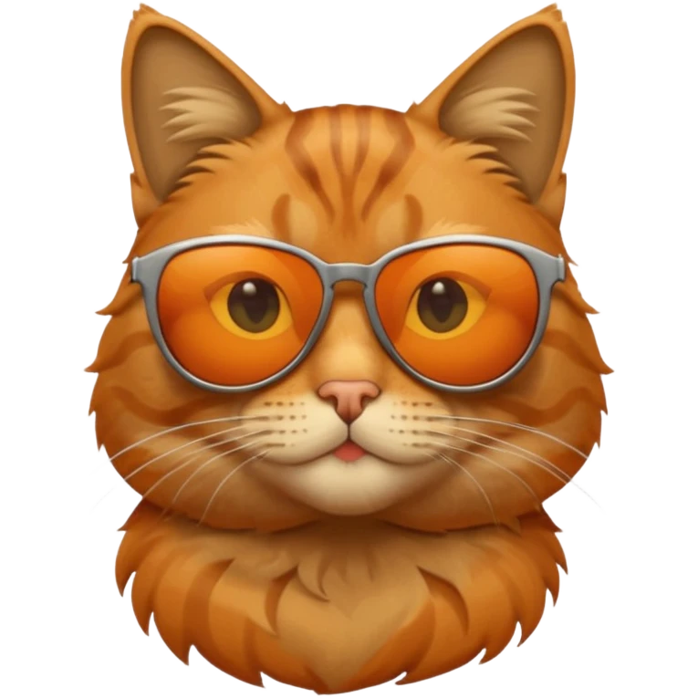 Cat wearing sunglasses emoji