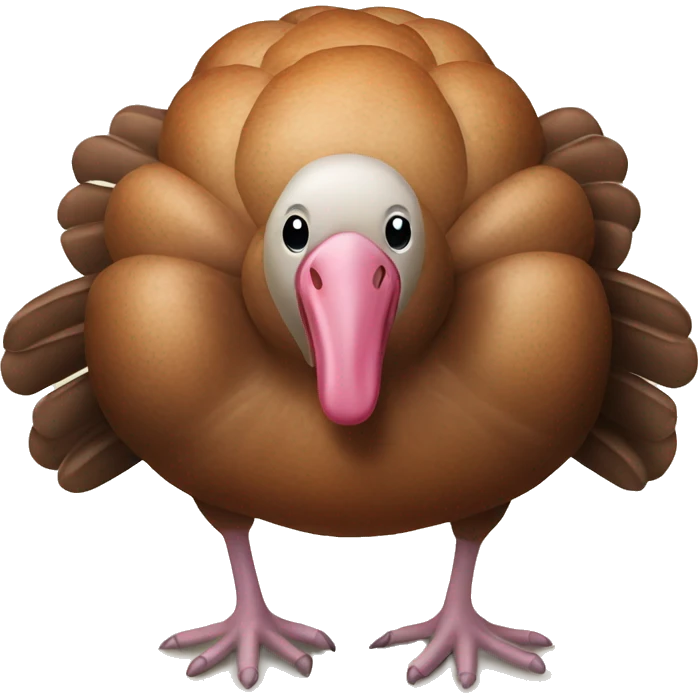 whole raw turkey emoji