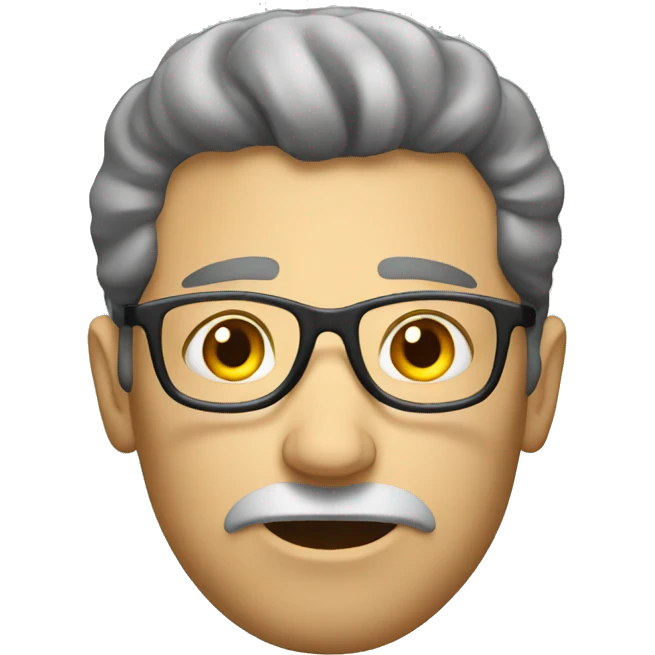 Man thinking emoji