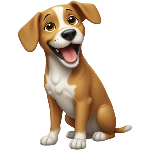Happy dog emoji