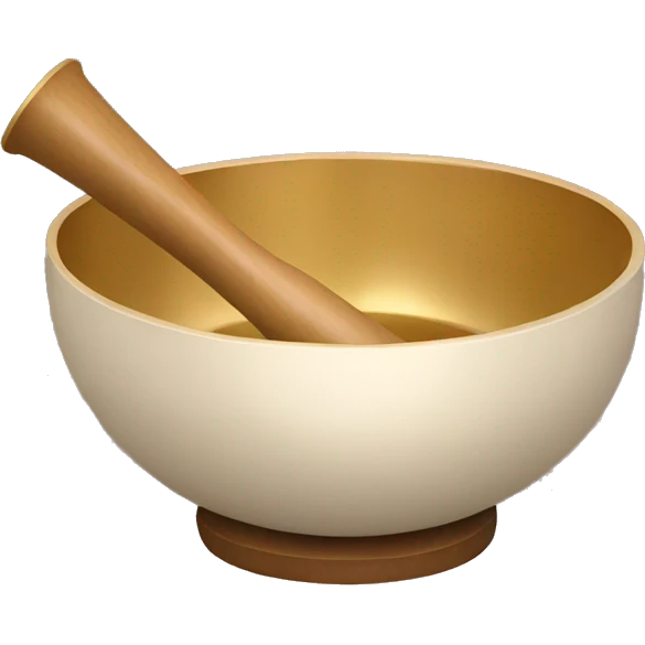 Singing bowl emoji