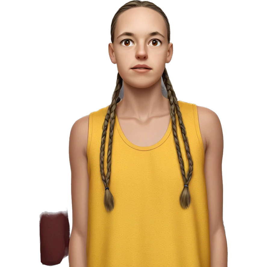 boy with twin braids indoor emoji