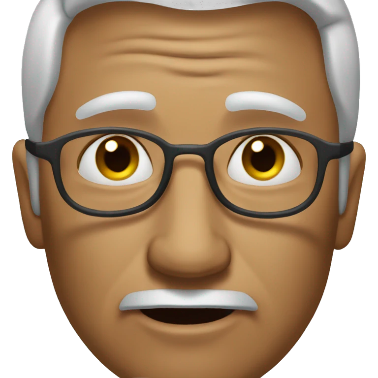 Old disengrated person  emoji
