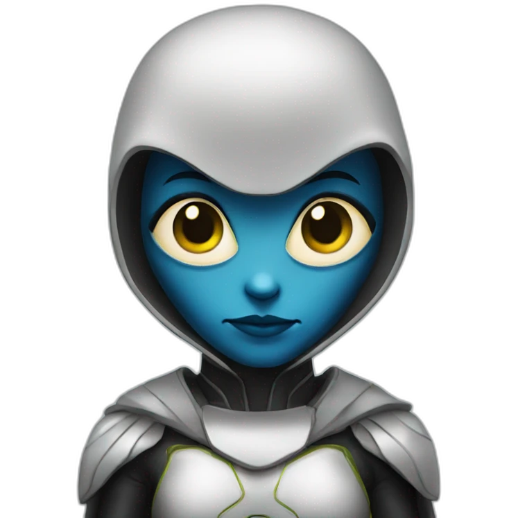 marian alien superhero emoji