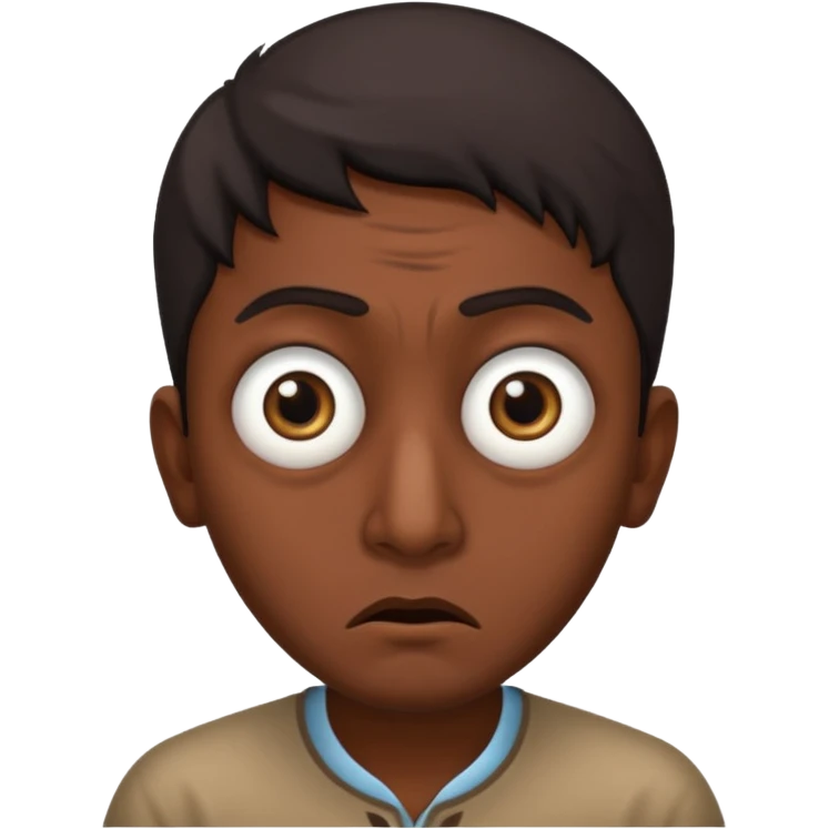 scared indian man emoji
