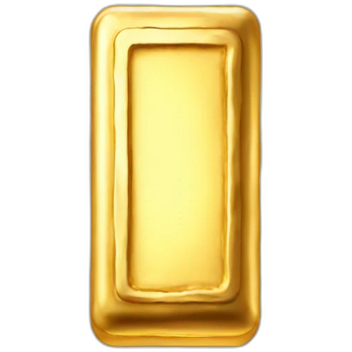 gold bar neon emoji