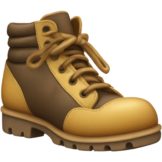 A smiling shoe emoji
