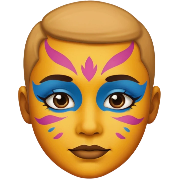 face painting emoji