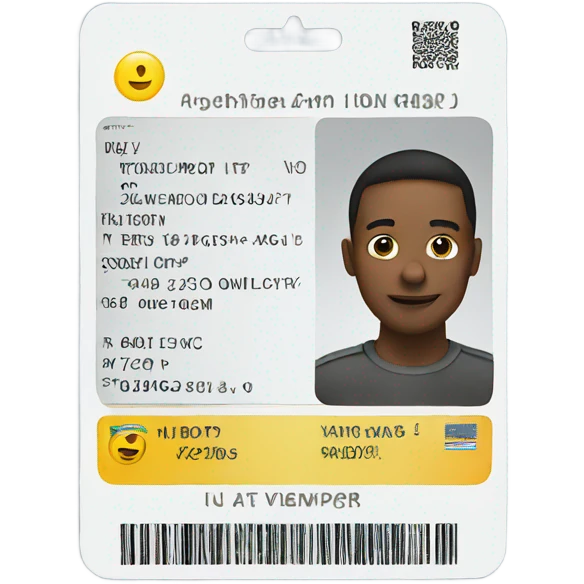 ID card emoji