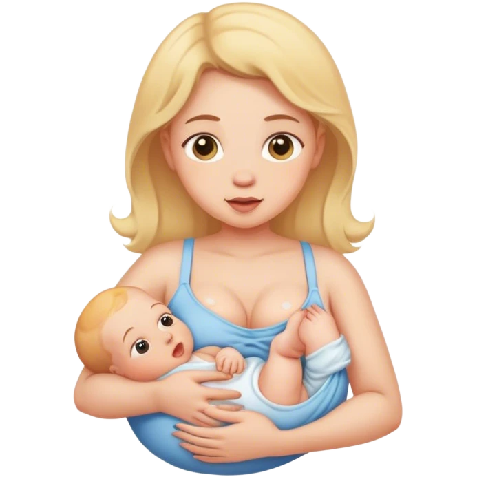 Baby breastfeeding  emoji