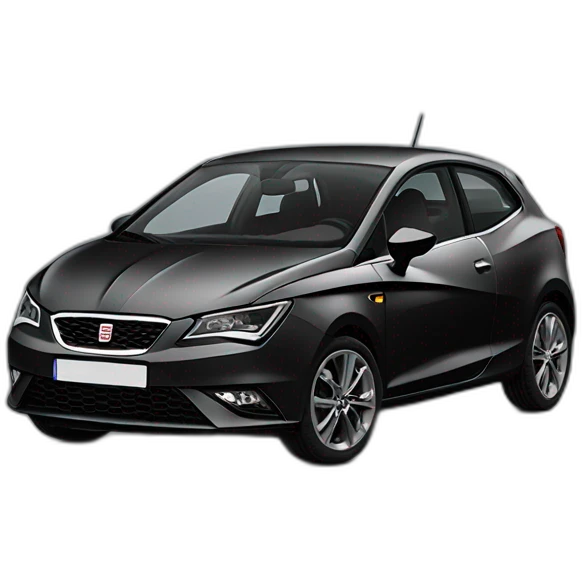 Seat Ibiza qui fume noir emoji