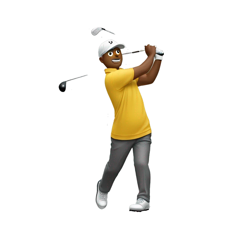 One arm golfer emoji