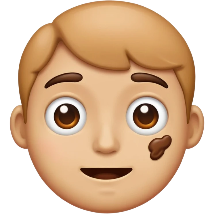Poopy face  emoji
