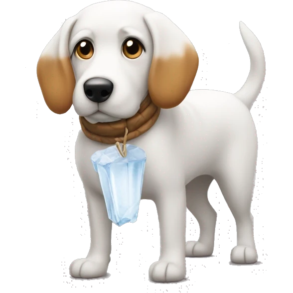 Ice spice with a dog emoji