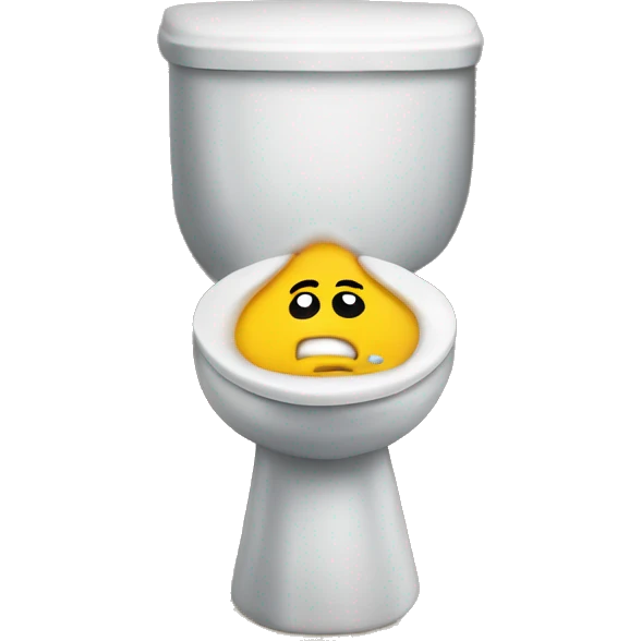 runny nose toilet emoji