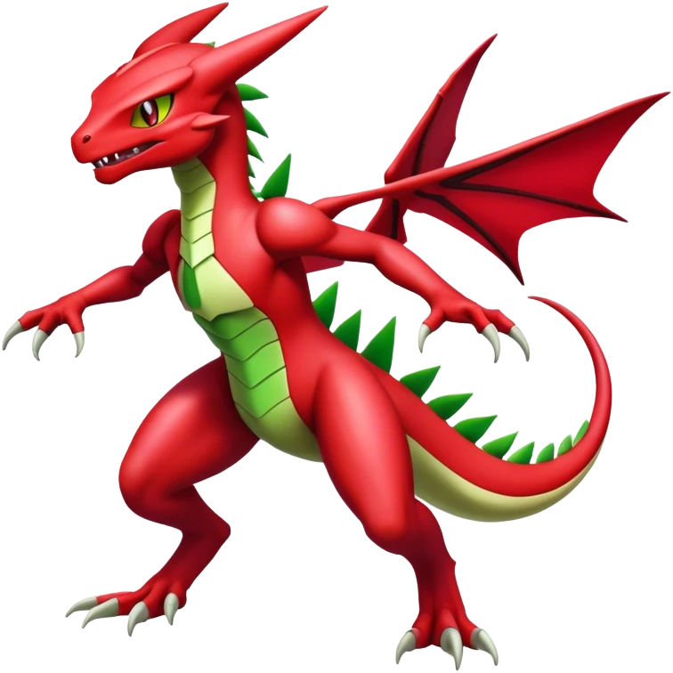  Cool Edgy Shiny Futuristic Ethereal Legendary Scizor-Charmeleon-Digimon-Schyther-Flygon-hybrid full body emoji