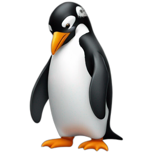 penguin smoking emoji