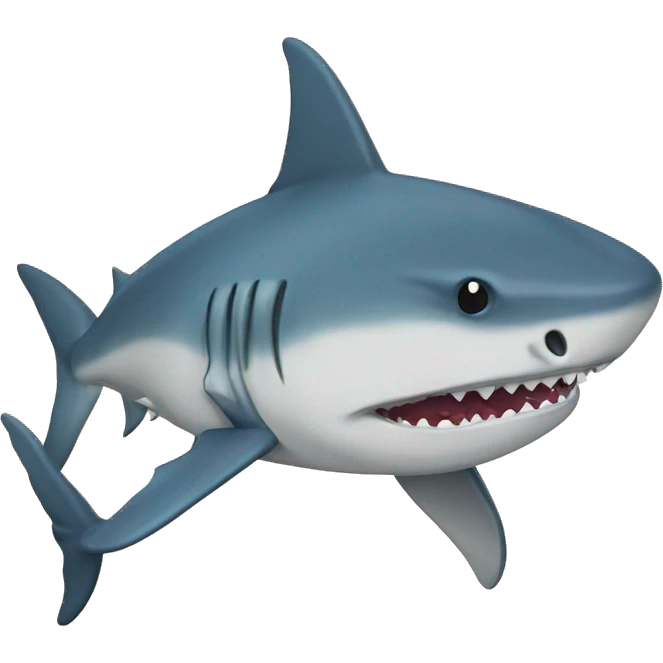 tiburón con cobija  emoji