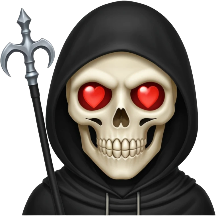 heart eyes reaper emoji