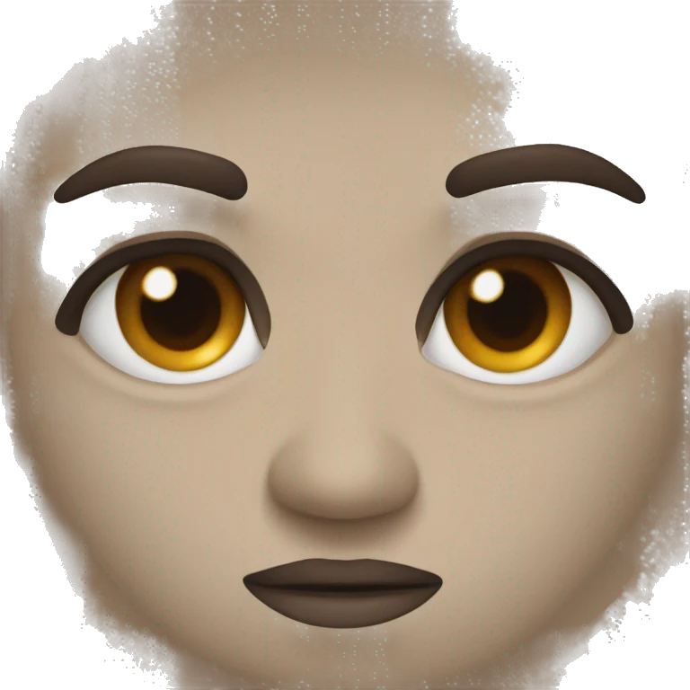 brown eye emoji