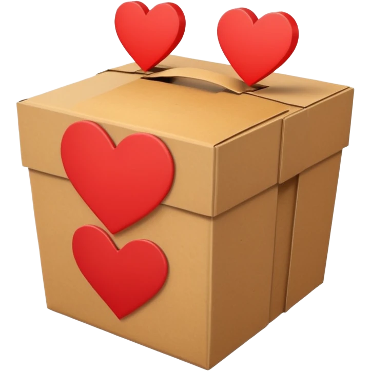 meal box with a heart above emoji