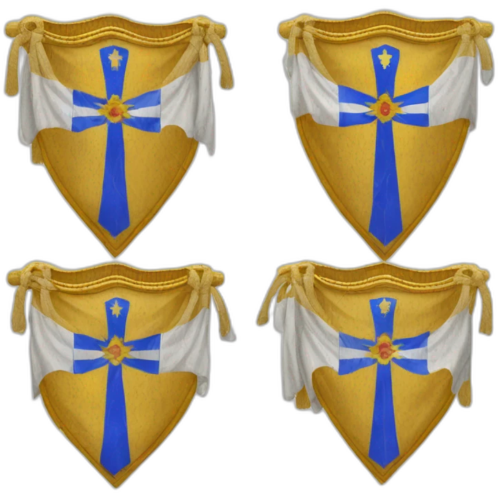 Drapeau Saint Mandylion Gonfalon Russie emoji