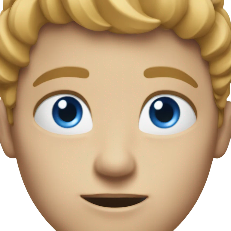 blue eyes emoji