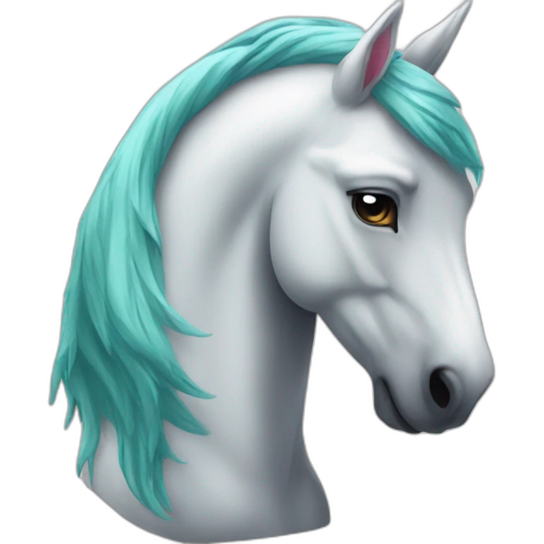 Merde qui chevauche une licorne emoji