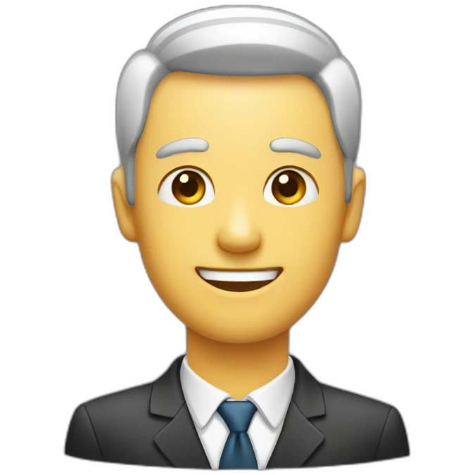 Friendly male prgrammer emoji