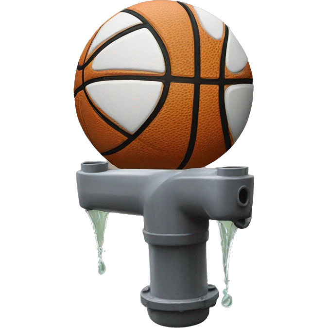 basketball shaped pump emoji