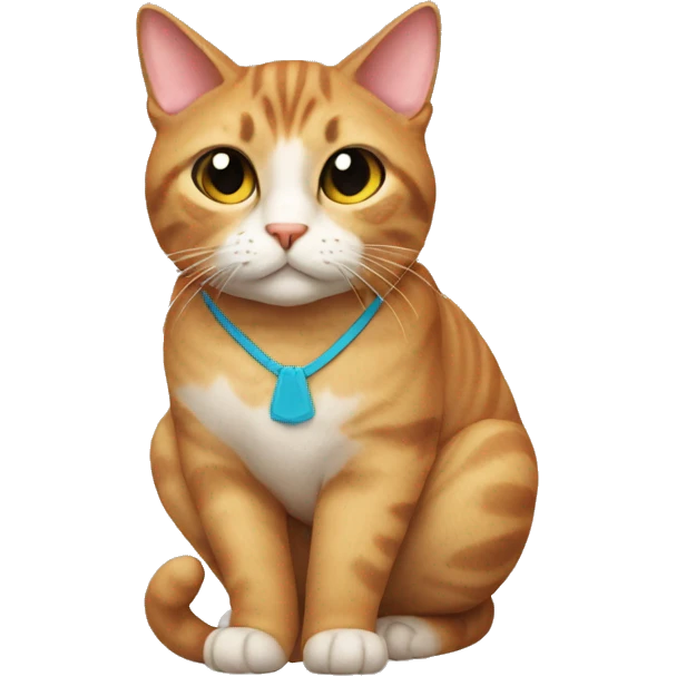 Cat wearing bikini  emoji