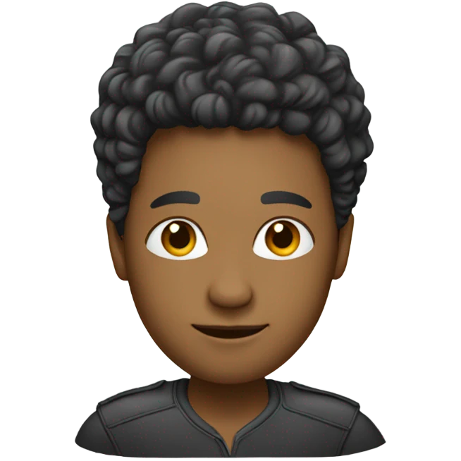 quarter with hair emoji