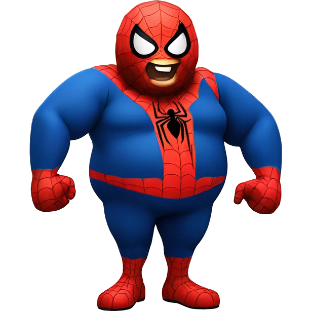 Obese spider man giving a thumbs up  emoji