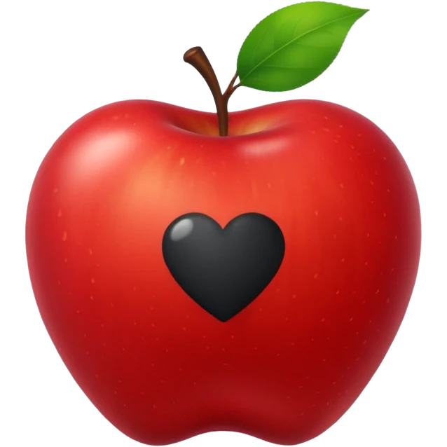 🍏🖤 emoji