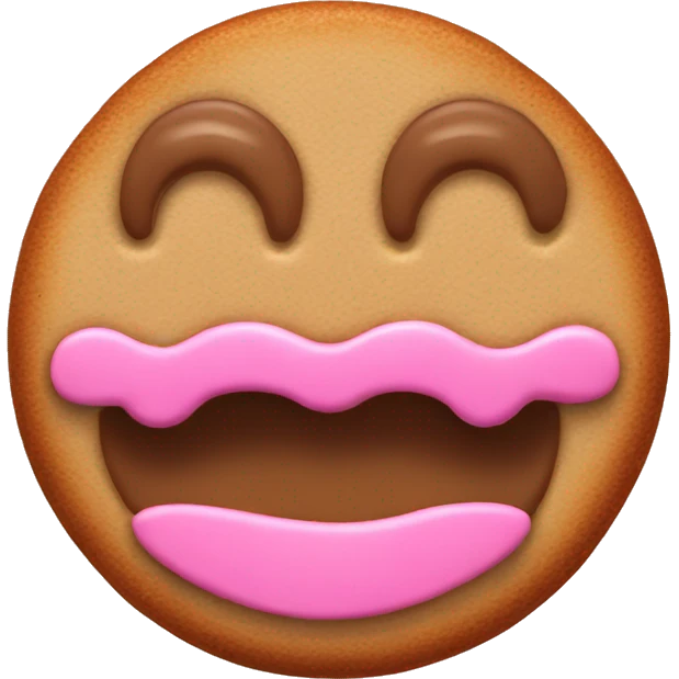 gingerbread cookie but make it coquette and aesthetic emoji