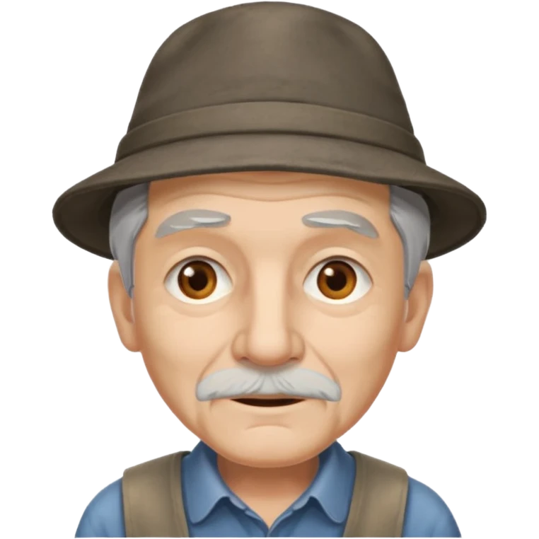 abuelo de pueblo cerrado emoji