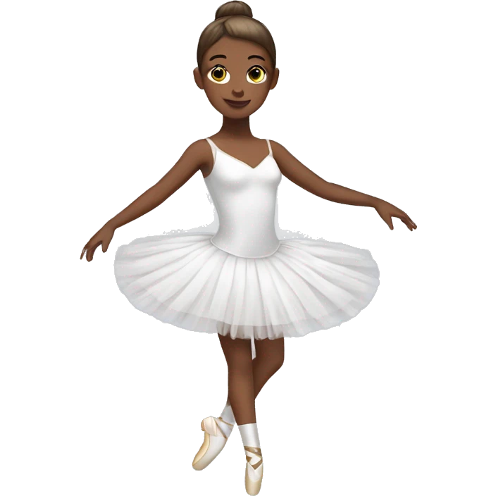 Ballerina white costume  emoji