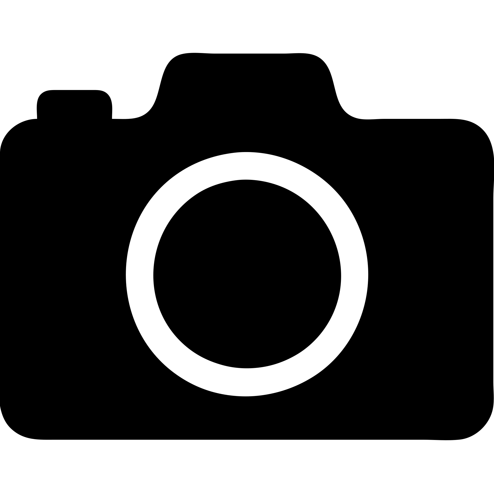 camera, solid filled icon style, strong silhouette, no color, just black emoji