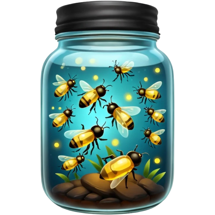 fireflies in a jar emoji