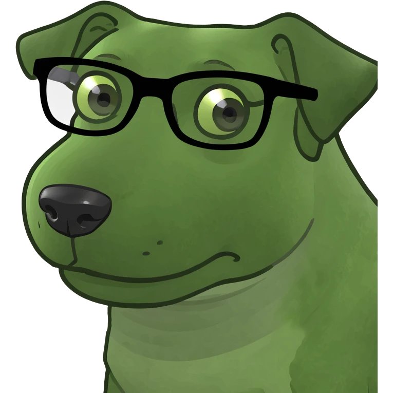 Cachorro de óculos  emoji