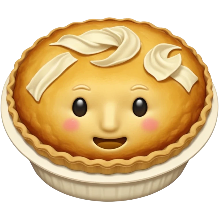 cute pie emoji no face emoji