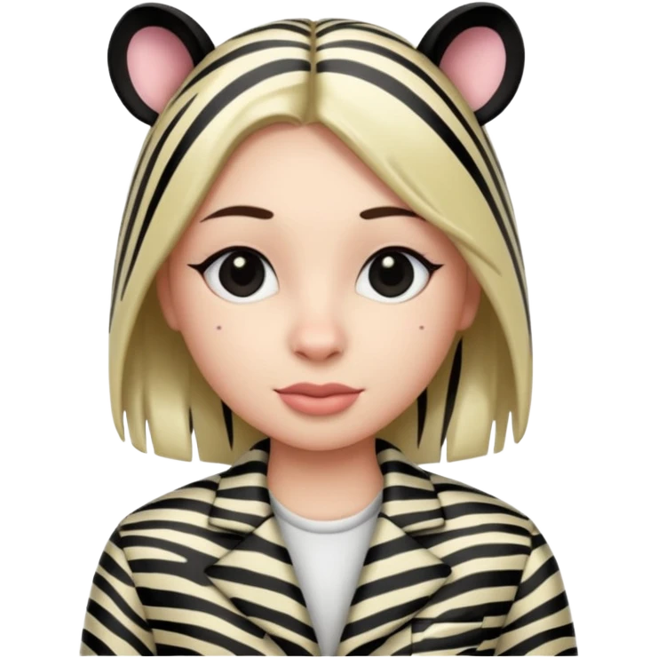 zebra Patterned Clothes  emoji