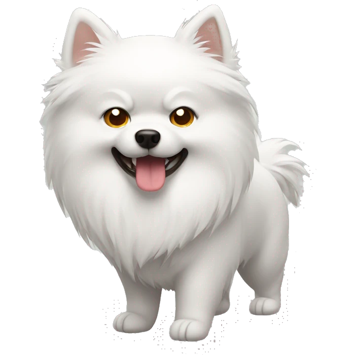 japanese spitz dog angry emoji