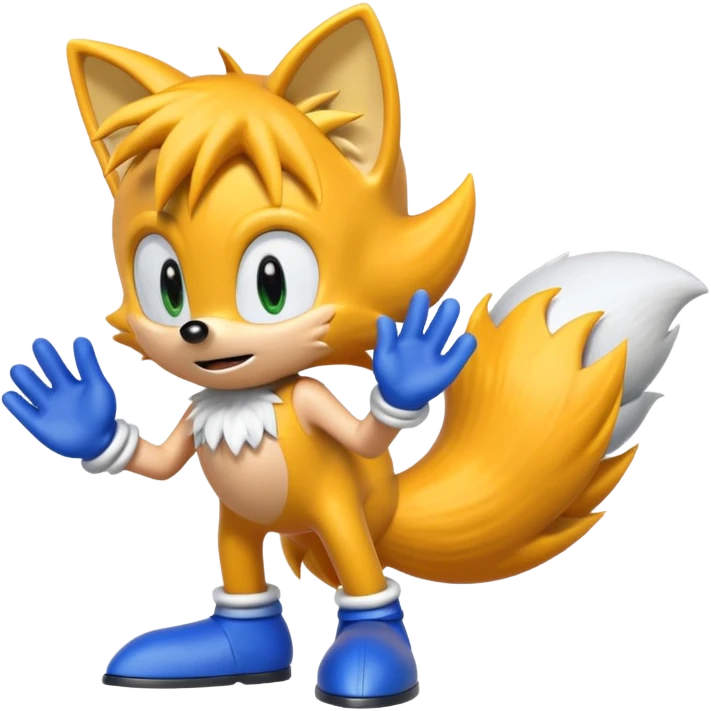 Sonic the hedgehog 2 tails emoji