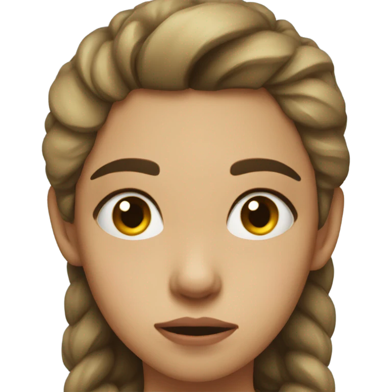 Girl crying swept gears emoji
