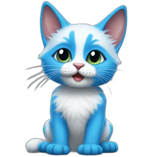Smurf-cat-in-real-life emoji