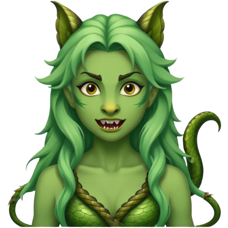 Vampira loba duende serpiente  emoji
