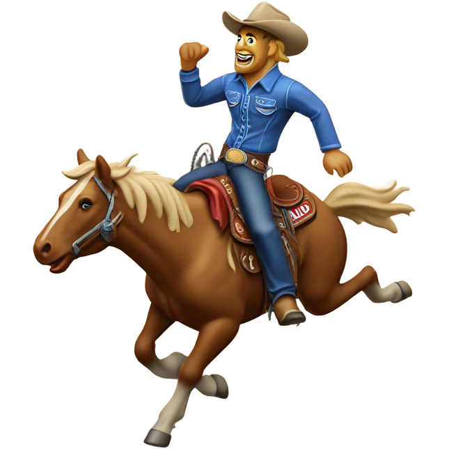 pabst blue ribbon rodeo emoji