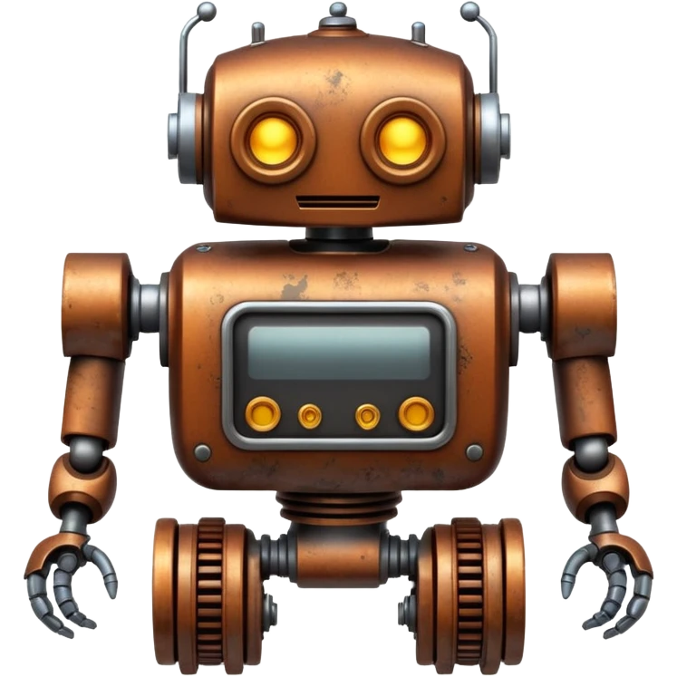 vintage Toy, robot, vintage collector. emoji