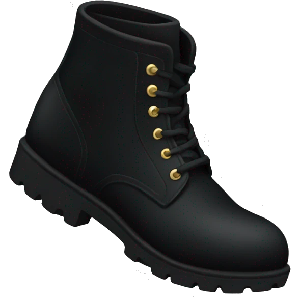 Black boots emoji